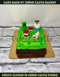 Minecraft Park Cake