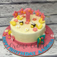 Bees and Butterfly Cake - Creme Castle