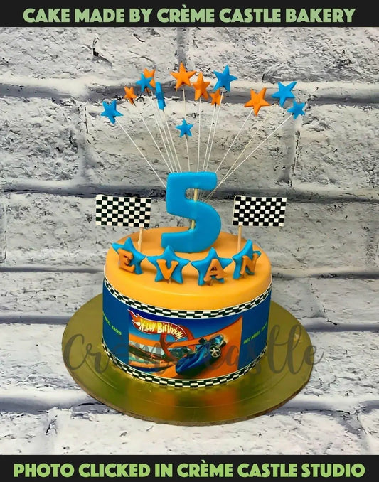 Hot Wheels Theme Cake - Creme Castle