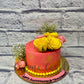 Real Flower Bunch Cake. Customized Bakery Near Me. Noida & Gurgaon