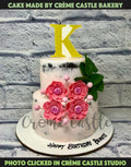 Naked Floral Cake