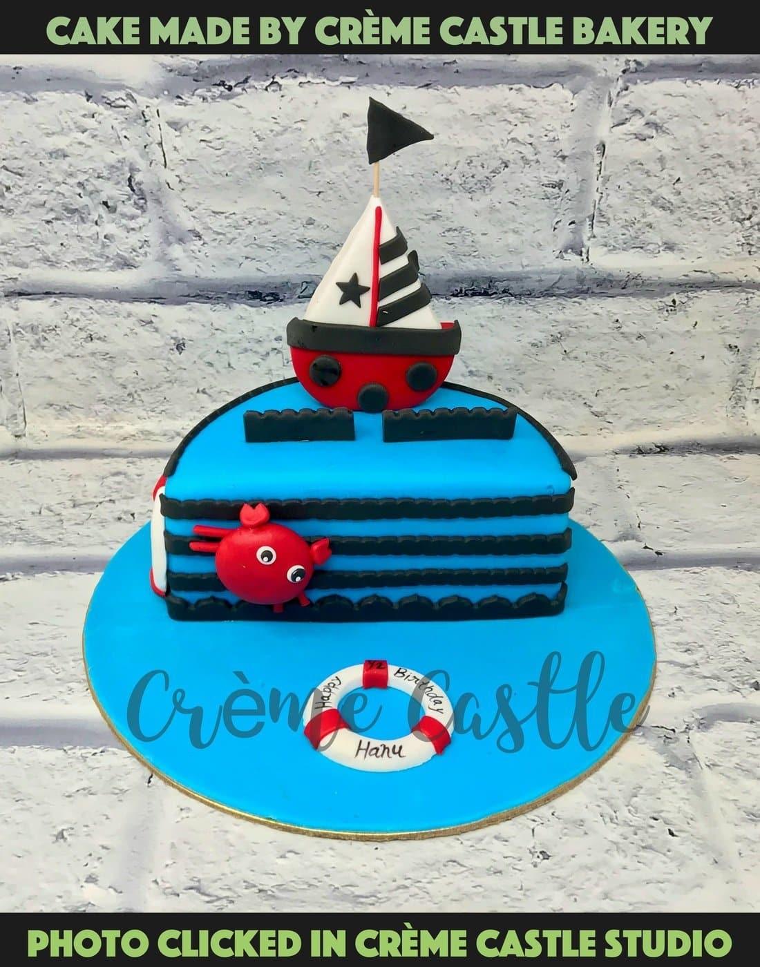 Sailor Half Cake - Creme Castle