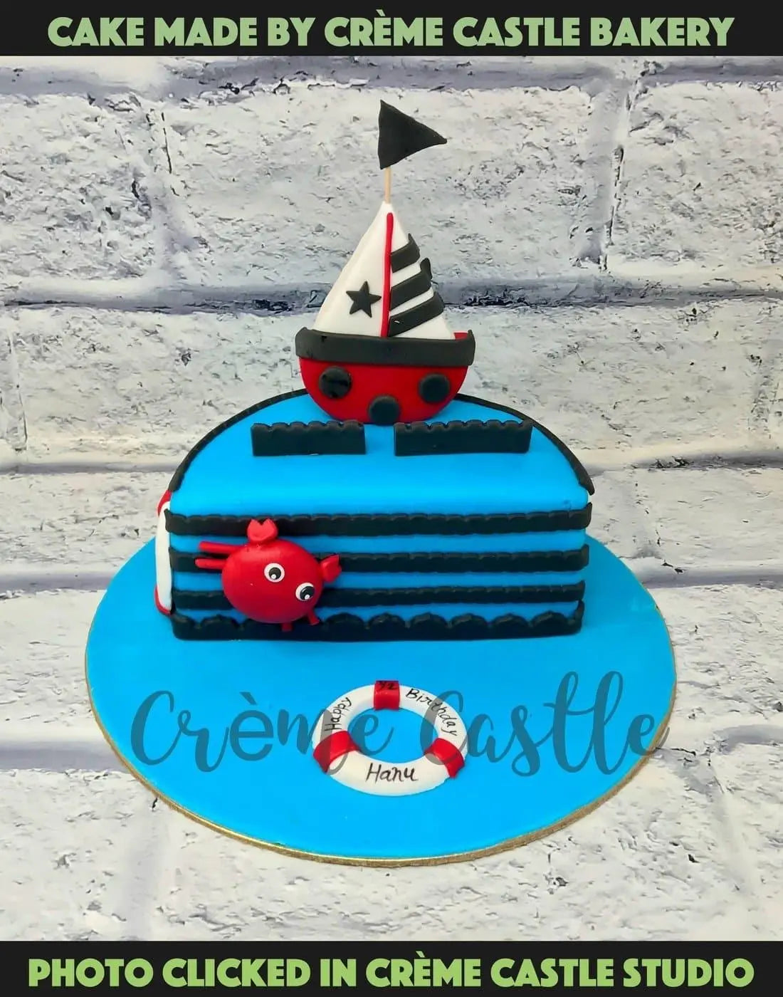 Sailor Half Cake - Creme Castle