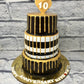 3 Tier Golden Cake