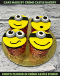 Minion theme cupcake