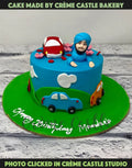 Surd Boy Car Cake