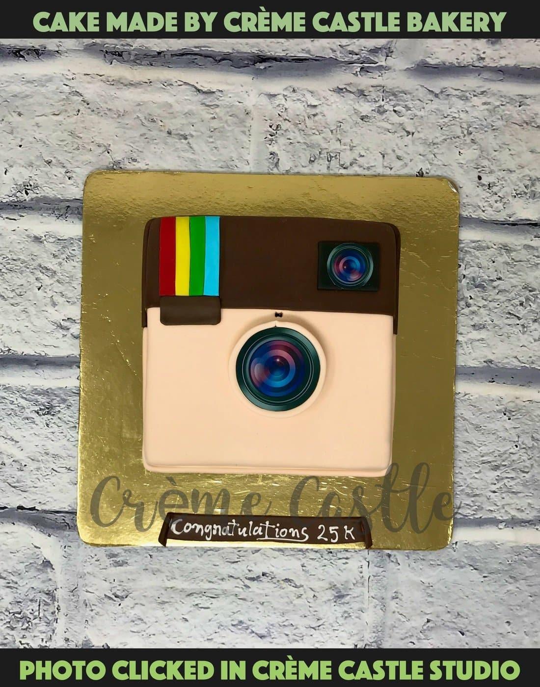 Instagram Logo Cake - Creme Castle