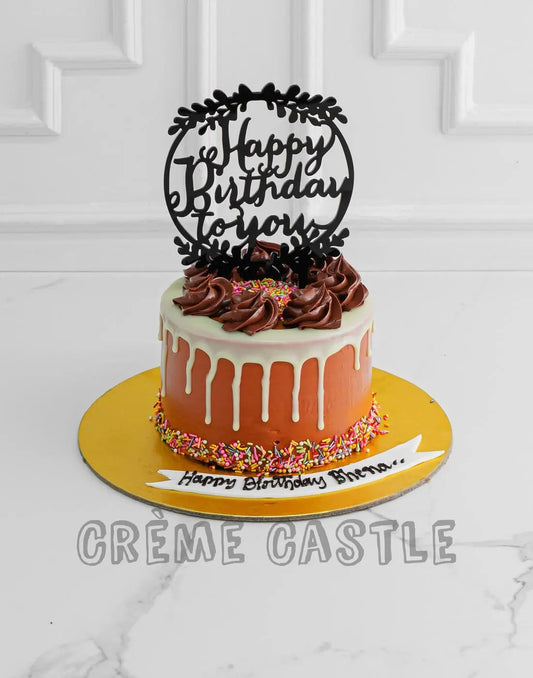 Drip Butter Cream Cake. Designer Cakes Bakery. Noida & Gurgaon