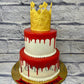 Crown Tier Cake - Creme Castle