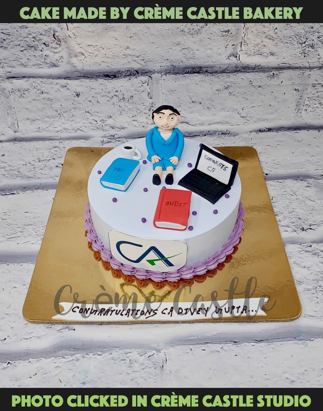 Special Cake for Chartered Accountant - Cakes.pk | Special cake, Graduation  party cake, Themed cakes