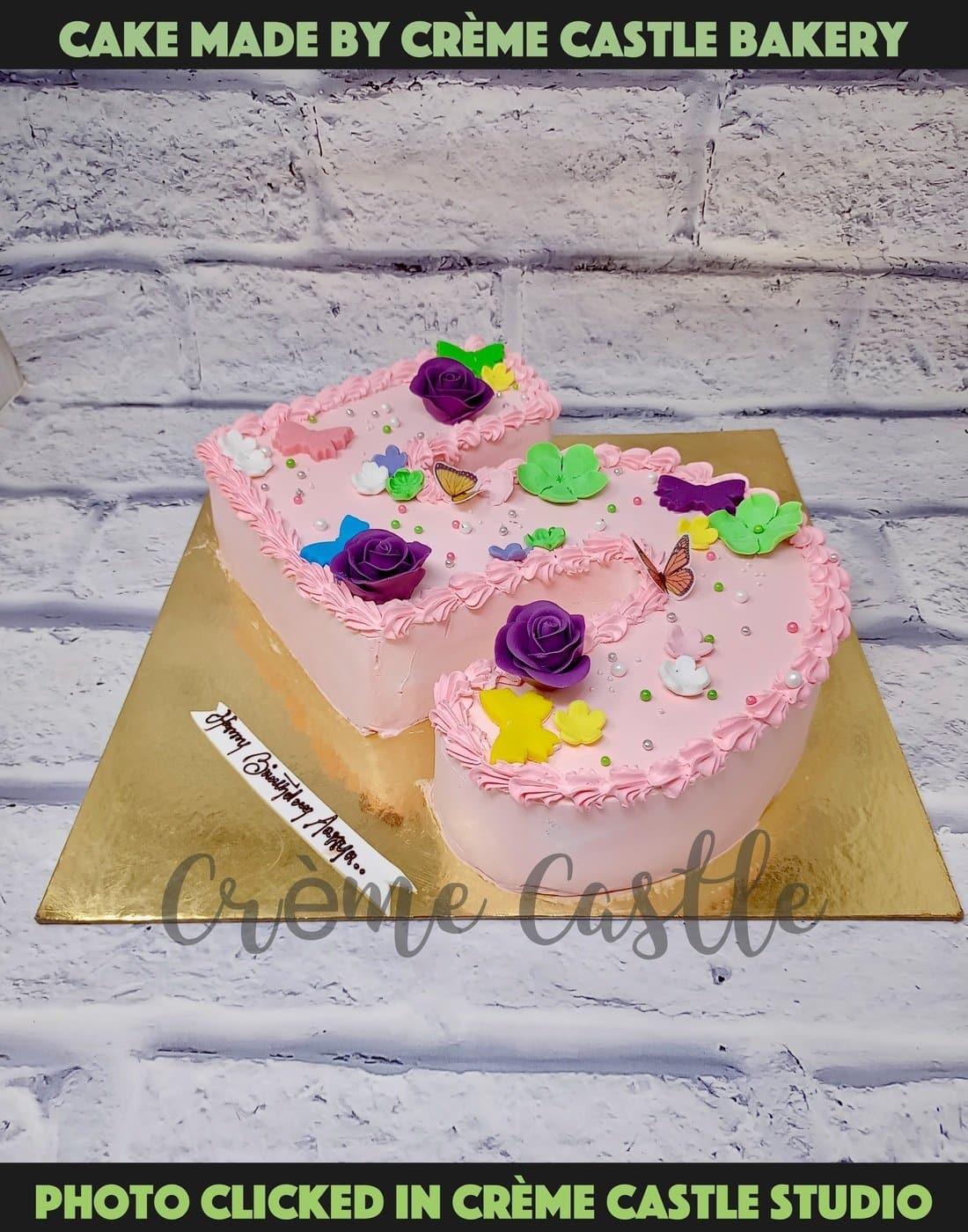 Wildflower Number Cake Kit | Bake Believe