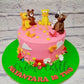 Masha Bear Theme Cake by Creme Castle