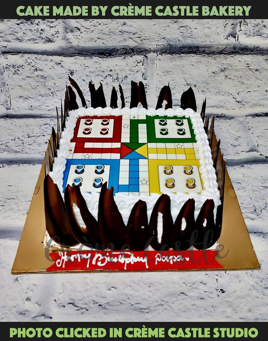 Ludo Board Cake - Creme Castle