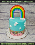 Blue Rainbow Cake