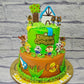 1st Birthday Cake Kids. Animal Crossing cake. Noida & Gurgaon