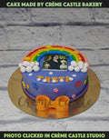 Purple Rainbow Cake