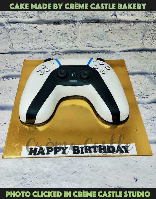 Play Station Shape Cake - Creme Castle