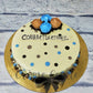 Cream Floral bunch Cake - Creme Castle