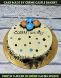 Cream Floral bunch Cake