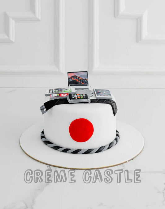 Apple Theme Cake by Creme Castle