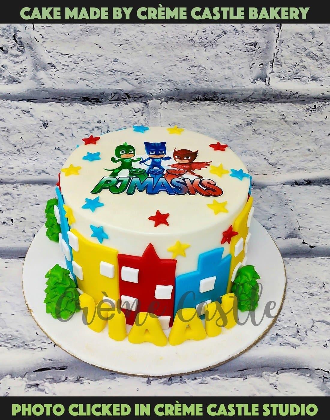 PJ Mask Punch Cake. Noida & Gurgaon