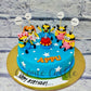 Minion Party Cake - Creme Castle