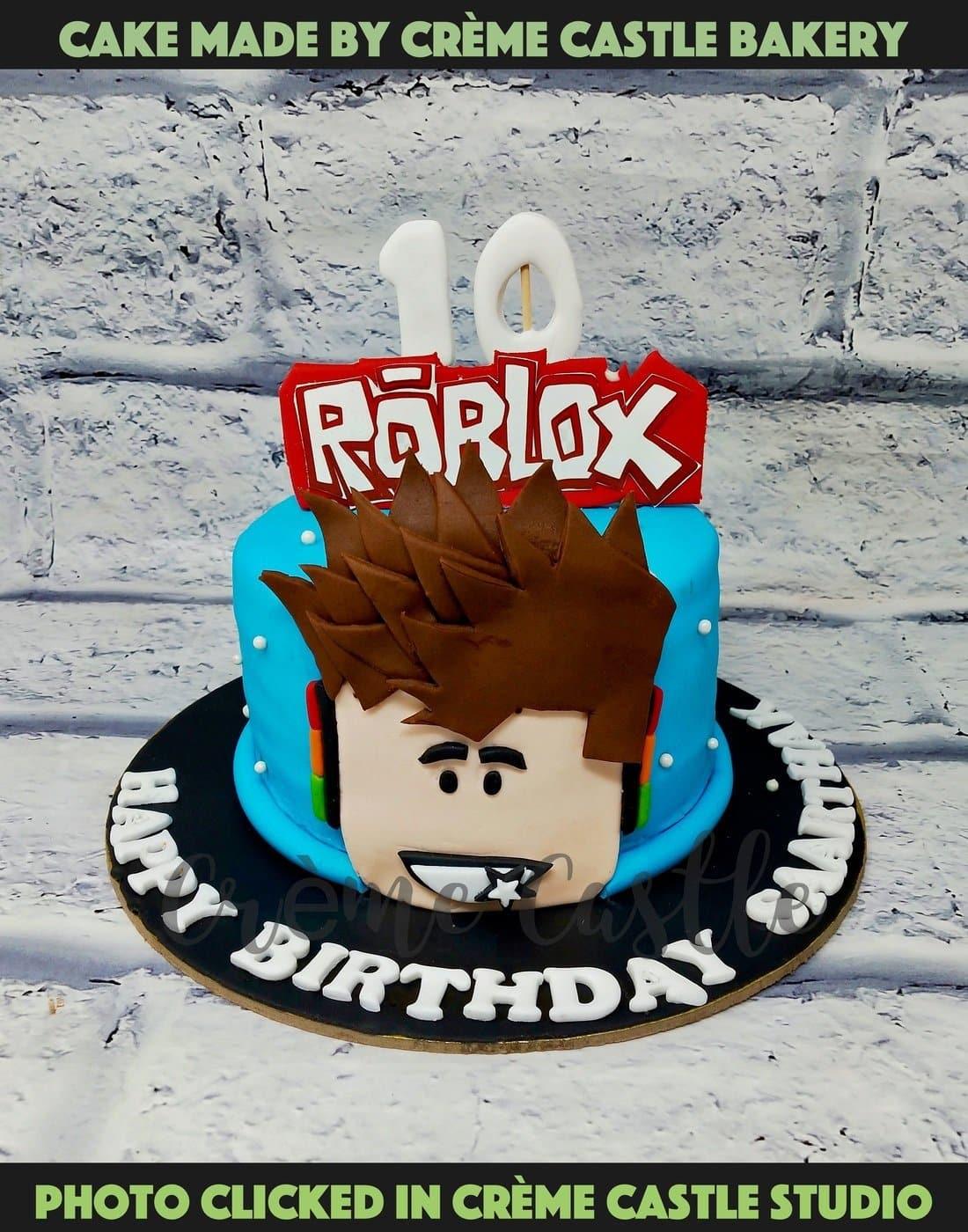 Roblox Face Design Cake. Noida & Gurgaon