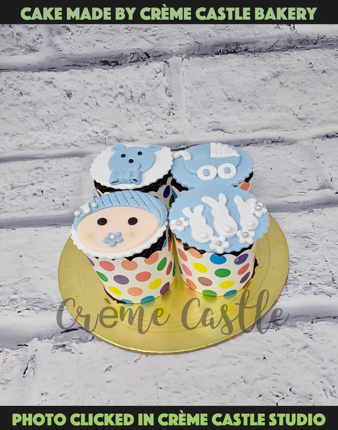Owl Theme Cupcakes - Creme Castle