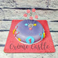 Purple Butterfly Cake - Creme Castle