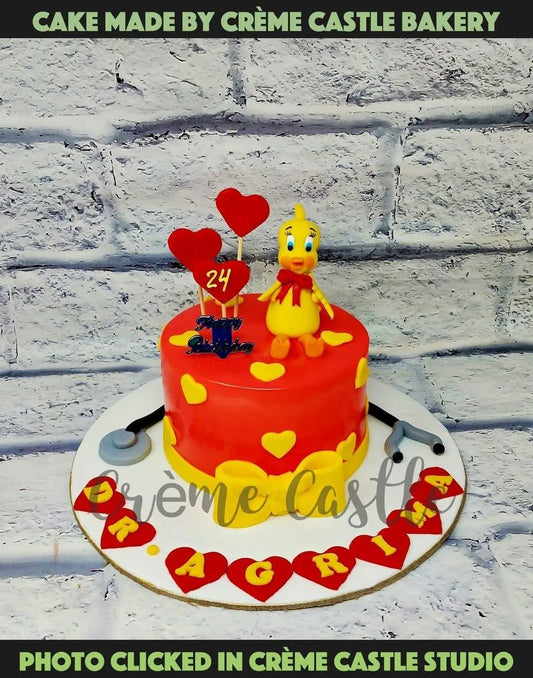 Duck Theme Cake - Creme Castle