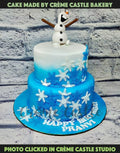 Frozen Hand Brushed Cake