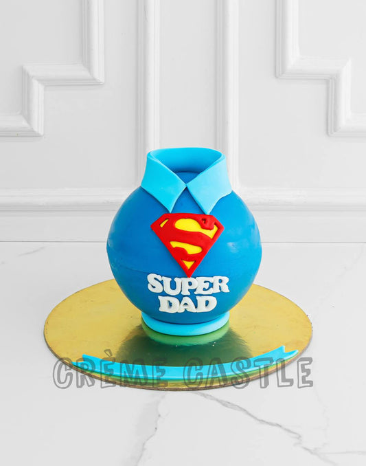 Superhero Dad Pinata Cake. Cake for Fathers Day. Noida & Gurgaon