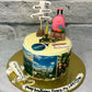 Euro Travel Cake. Farewell theme Cake. Noida & Gurgaon