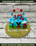 Mickey Half Design Cake
