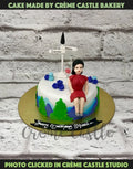 Hilly Travel Design Cake