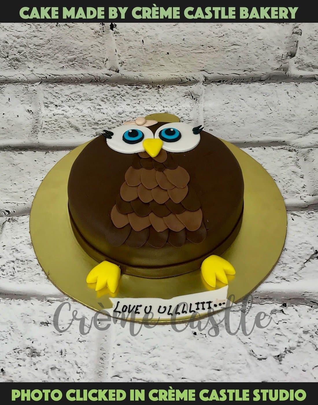 Wonderful DIY Cute Owl Cake