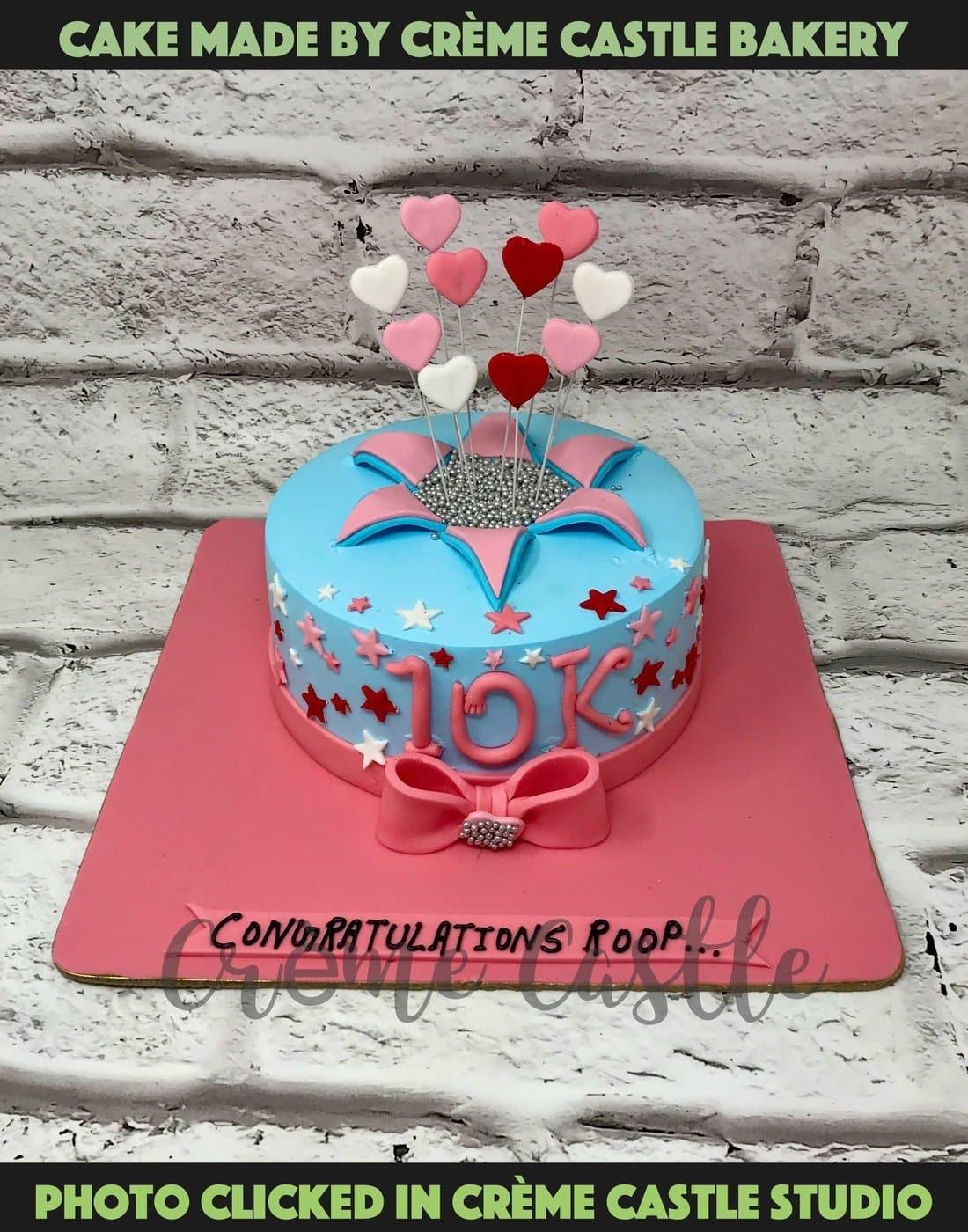 10K Insta Follower Design Cake