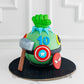 Avengers Pinata Cake - Creme Castle