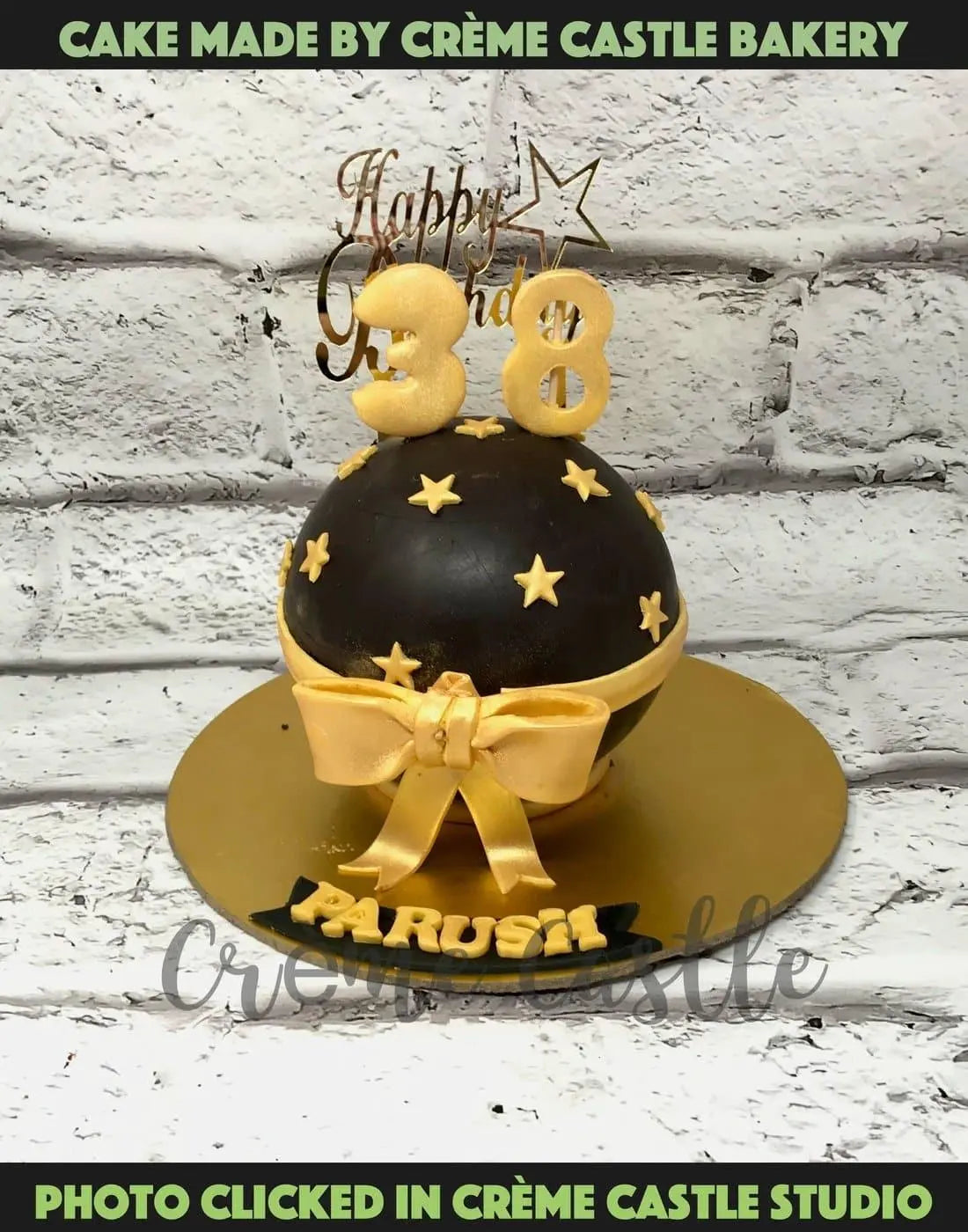 Chocolate Gold Pinata Cake. Cake Designs For Husband. Noida & Gurgaon