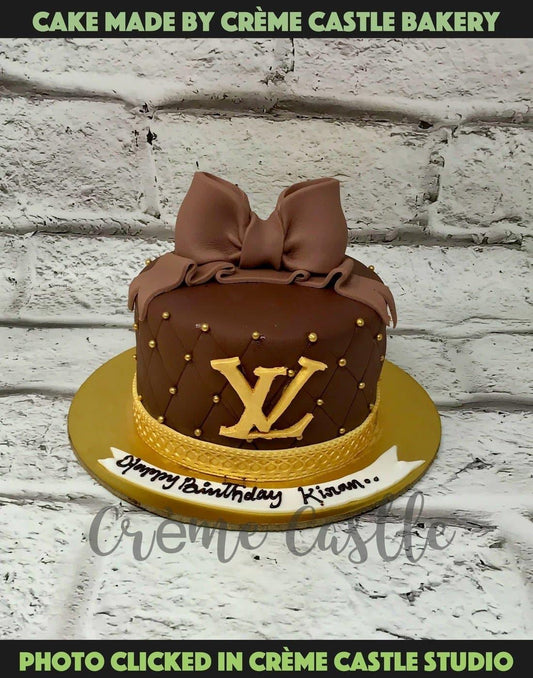 Louis Vuitton Design Cake - Creme Castle