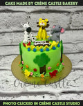 Green Jungle Design Cake