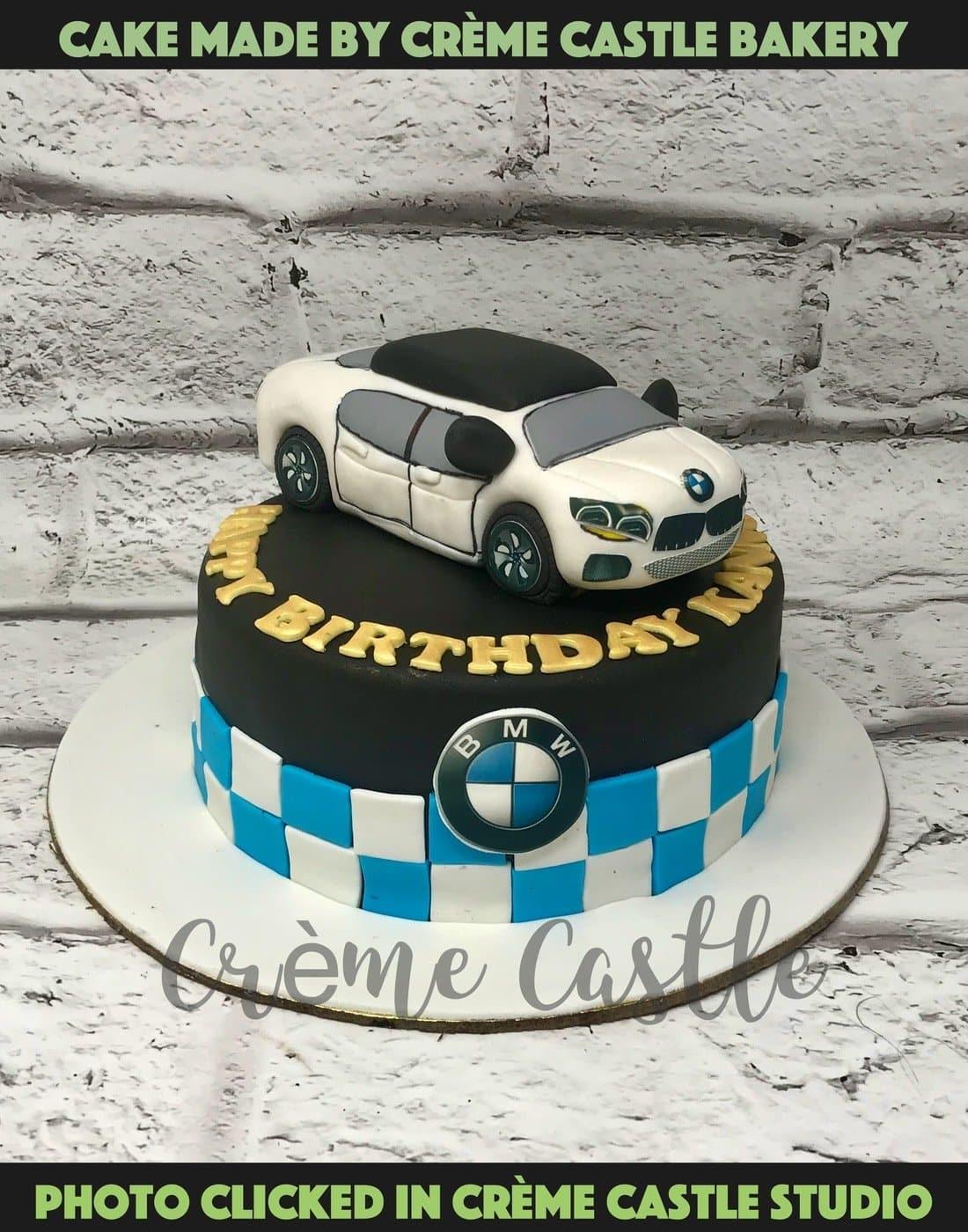 HOW TO MAKE A 3D BMW CAR CAKE | Abbyliciousz The Cake Boutique - YouTube