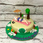 Beach Chilling Design Cake - Creme Castle