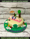 Beach Chilling Design Cake