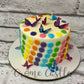 Multicolour Butterfly Design Cake - Creme Castle