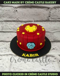 Ironman Mask Design Cake