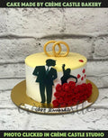 Wedding Ring Design Cake