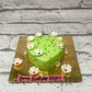 Green Heart Cake. Valentine Day Cake. Anniversary Cake. Noida Gurgaon