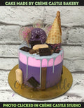 Multicolour Drip Design Cake
