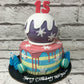 Elsa theme Cake. Snow Rainbow Tier Cake. Noida & Gurgaon